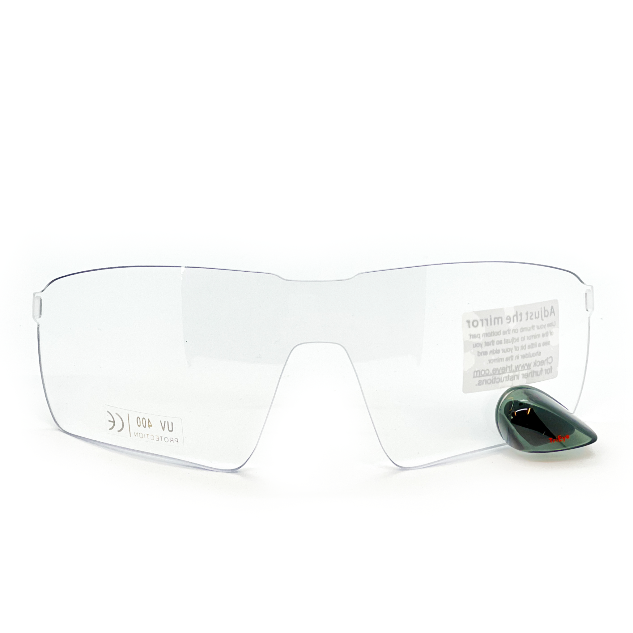 Spare Lenses for your TriEye Sport Glasses: clear with PRO mirror