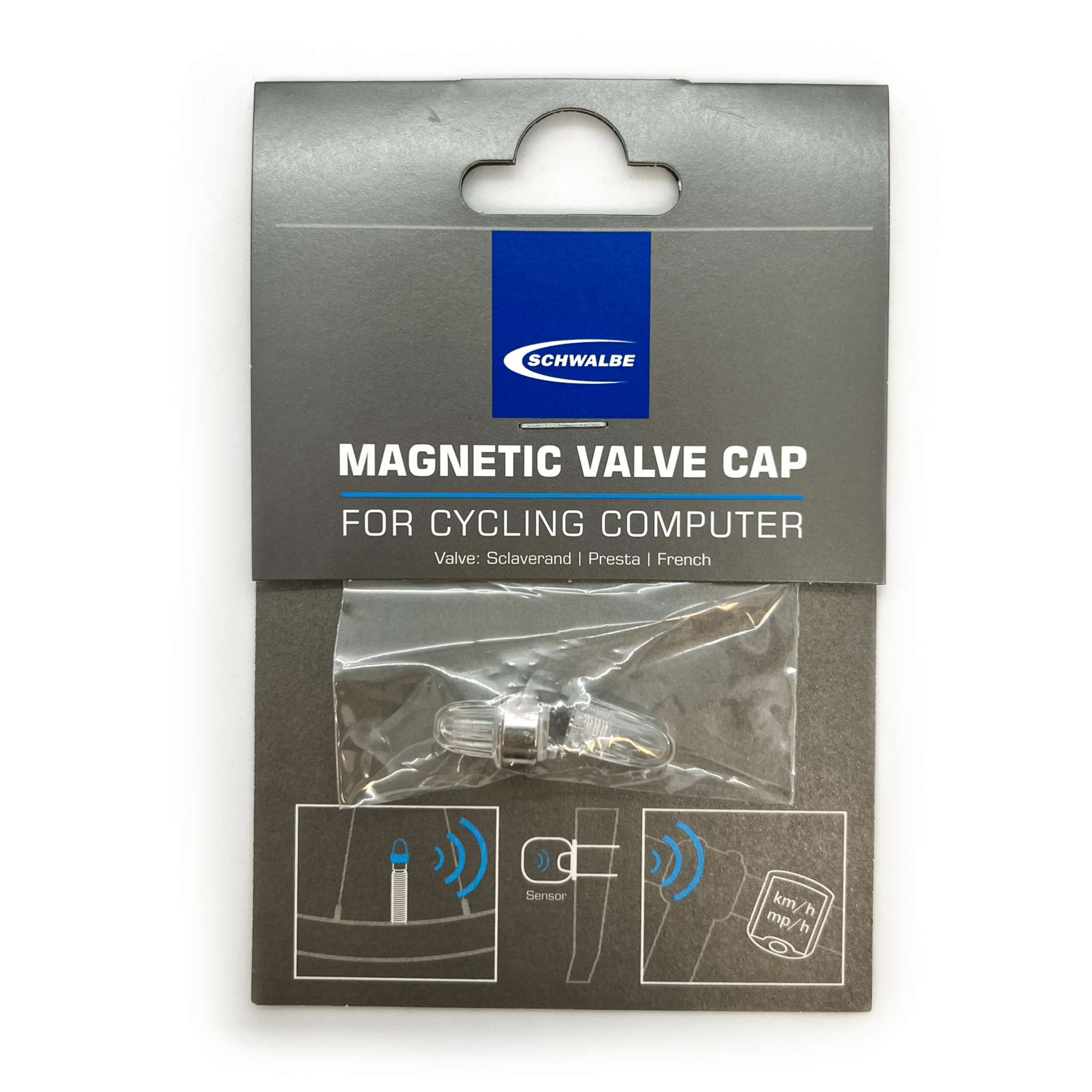 Magnetventilkappe für Fahrradcomputer 