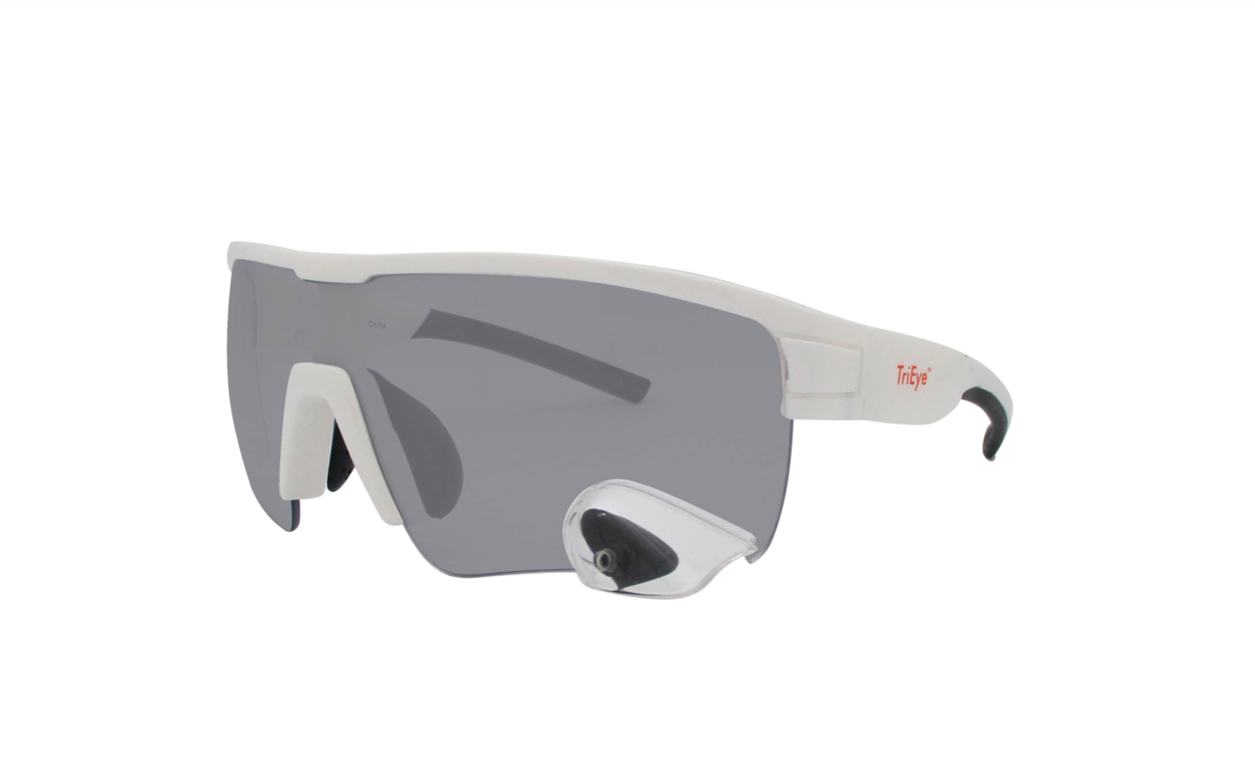 o-synce-Shop-TriEye-Sportbrille-mit-Rueckspiegel-selbstt-nend-weiss TriEye PRO selbsttönend in White