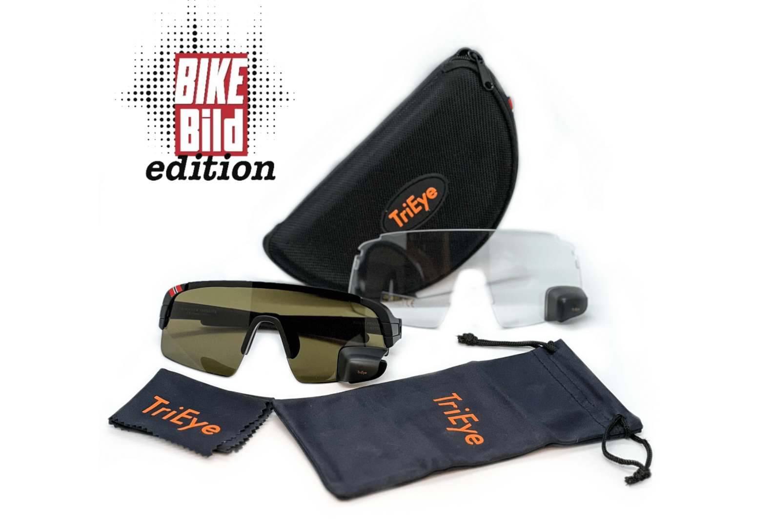 TriEye View Sport High Definition incl. clear lens and a travelbox - BIKE BILD Edition
