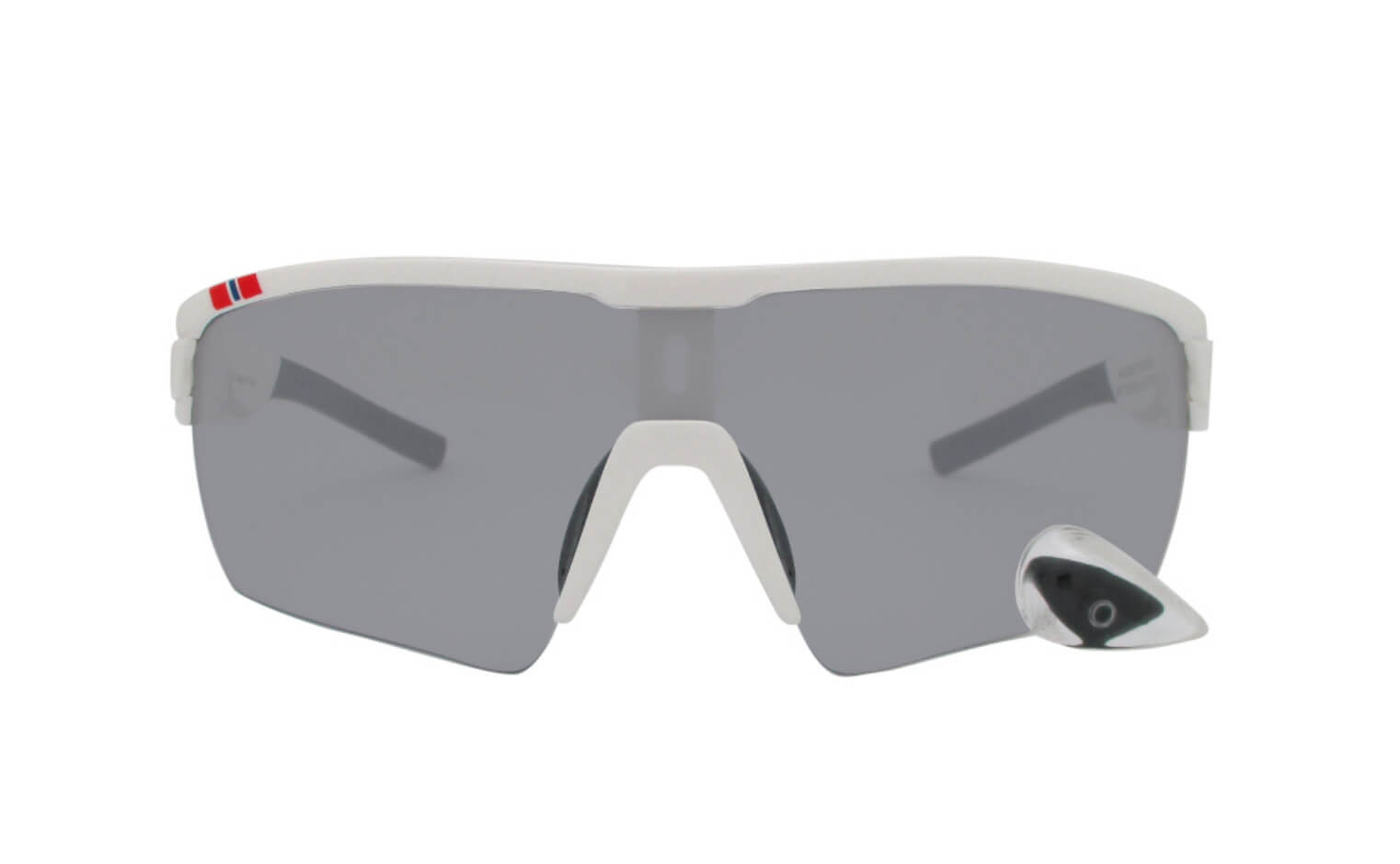 o-synce-Shop-TriEye-Sportbrille-mit-Rueckspiegel-selbsttoenend-weiss TriEye PRO selbsstönend mit weißem Rahmen