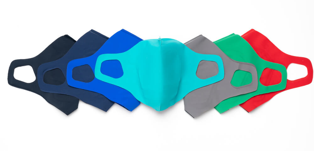 Farbpalette der medizinischen o-range care Schutzmasken